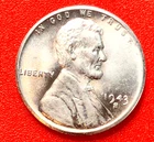 1943-S Lincoln Wheat Cent Penny GEM BU From an Original Bank Roll