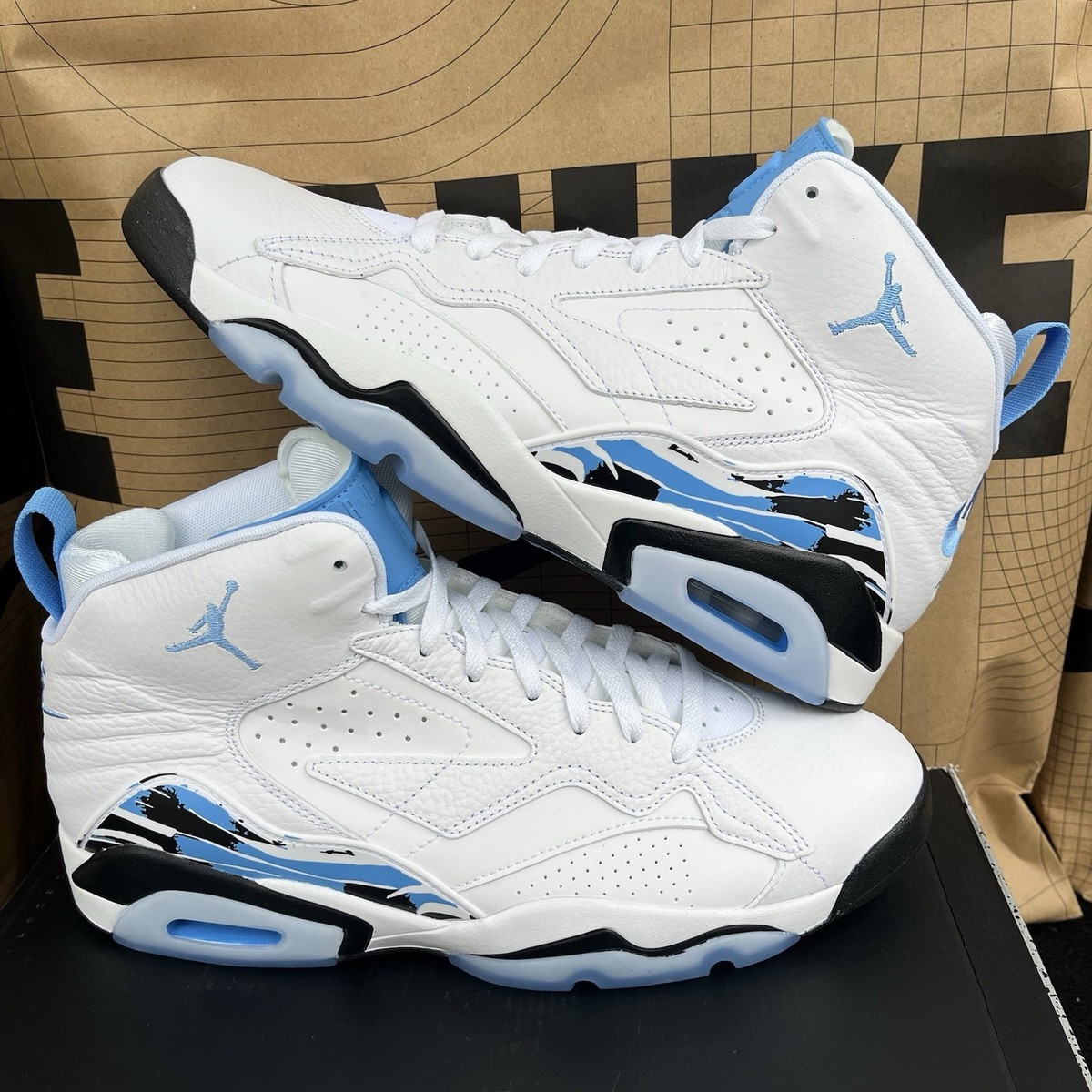 NEW Nike Air Jordan Jumpman MVP University Blue White UNC NBY