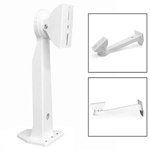 Mast Mount Wall Bracket for Security Cameras Adjustable Rotation 360 Degree