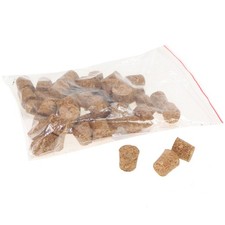 48 Korken mini caH14mm Ø12-13mm Flasche Röhrchen Stopfen Stöpsel Deckel Kork