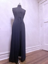 Savage x Fenty Peek Behind the Lace Maxi Slip Dress S Open Tie Front Layering