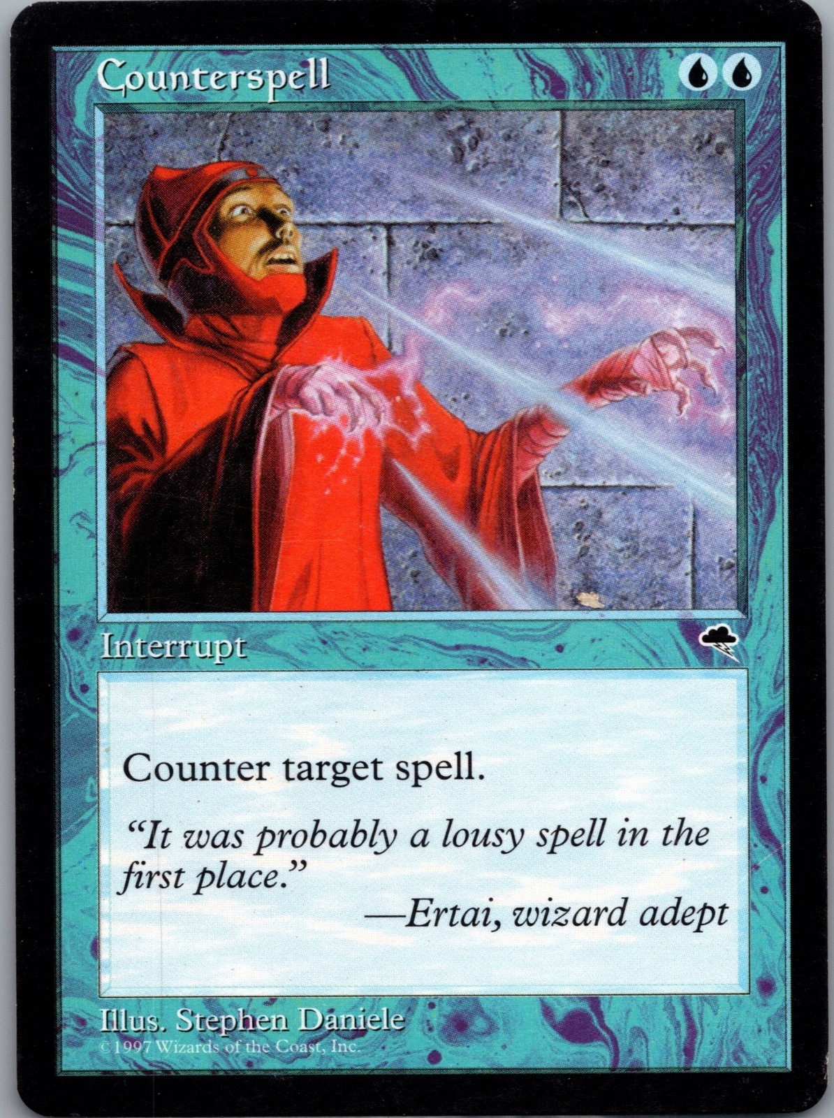 Counterspell 57 Common Tempest Magic: The Gathering Lightly Played MP MTG