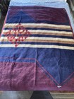 Vintage Southwest Blanket Red Cabin Lodge Throw Geometric Ibena Turkey — photo 8