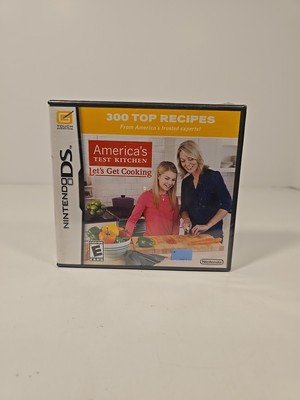  America's Test Kitchen: Let's Get Cooking (Nintendo DS, 2010) NEW SEALED 