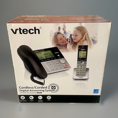 Vtech CS6949 Corded & Cordless 2-Handset Digital Answering Phone System DECT 6.0