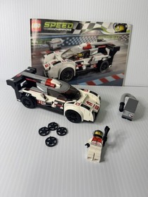 Lego Speed Champions #75872 Audi R18 e-Tron Quattro 2016; 100% Complete w/Manual