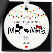 Christmas Ornaments 2025 Our First Married Ornament 2025-02