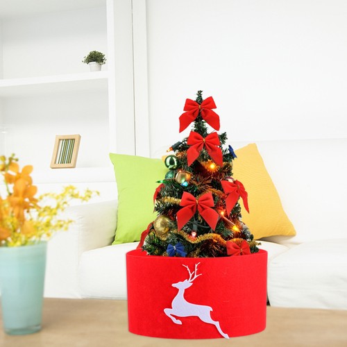 4 piezas Cuello Árbol de Navidad Faldas Árbol de Navidad Navidad Fiesta Decoración Suministros - Imagen 10 de 12