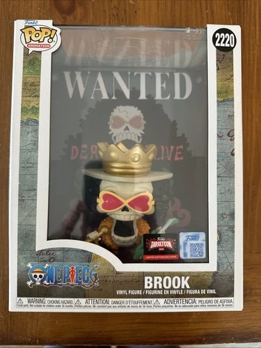 Funko POP! Animation: BROOK (Wanted Poster) #2220 TargetCon Exclusive IN HAND