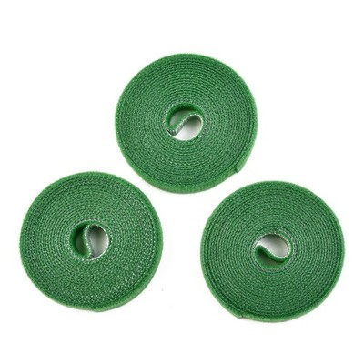 3er Pack Grün Pflanzenbinder Klettverschlüsse perfekt für Pflanzen jeder Größe