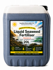 Liquid Seaweed Fertiliser 20L – Premium Concentrated Organic Plant Feed UK Made 2.70 per litre