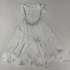 Victorias Secret Nightie Lingerie Womens Small Sheer Slip Dress Babydoll NEW