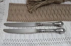2 Gorham Chantilly Sterling Silver Dinner Place Setting Knives 9 1/8" - No Mono