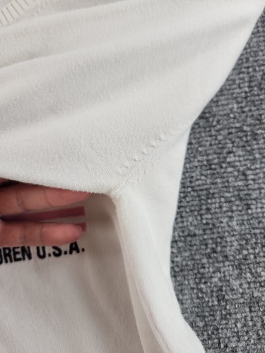 Polo Jeans Co Pullover amerikanische Flagge Damen Medium weiß Langarm USA Motiv - Bild 12 von 17