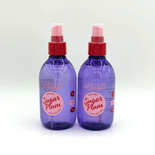 Victoria's Secret Pink Sugar Plum Fragrance Hair Body Mist 8 oz New Set of 2