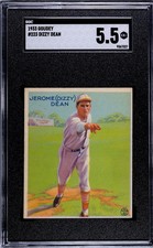 1933 Goudey Dizzy Dean #223 SGC 5.5