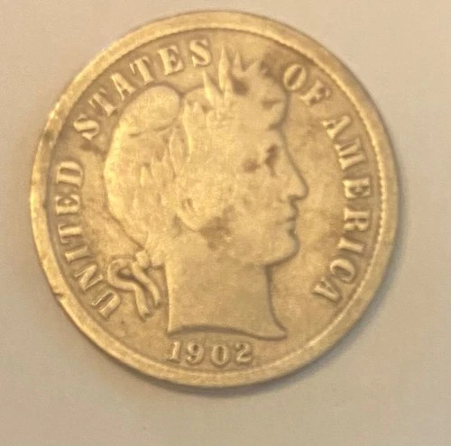 1902-S Barber Dime — photo from the most recent tracked eBay sale