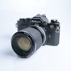 Nikon Fm 35mm Slr Film Camera w/ Nikkor 35-105mm f/3.5-4.5 Lens - Working