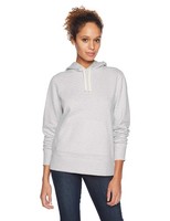 Damen Fleece-Kapuzenpullover Hellgrau Meliert M Amazon Essentials Normal Fit