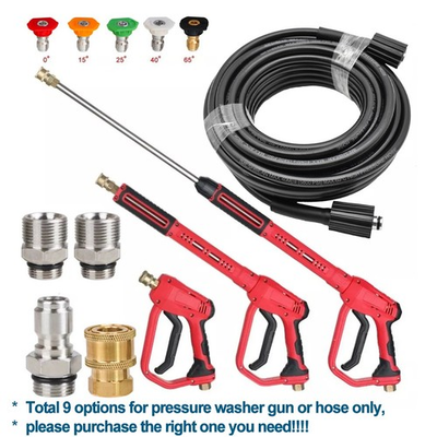 #ad High Pressure 4000PSI Car Power Washer Gun Spray Wand Lance Nozzle 25 50 100Hose $49.99