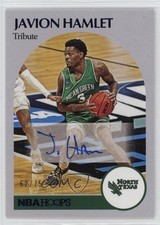 2021 Panini Chronicles Draft Picks Hoops Retro Blue /75 Javion Hamlet Auto 05ol