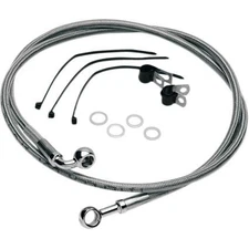 Drag Specialties 1204-2738 Standard Length Front Stainless Steel Brake Line Kit