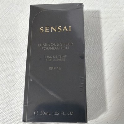 Sensai Cosmetics Luminous Sheer Foundation Honey Beige SPF 15 30ML 1.02 FLOZ NIB