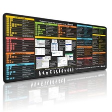 Excel Shortcuts Mouse Pad   Large Desk Mat for Desktop 31.5  x11.8    Excel Ch...