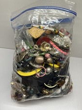 6 LBS Vintage - Modern Costume Mixed Jewelry Grab Bag, Junk Tangled Estate Lot
