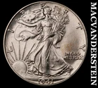 1941 Silver Walking Liberty Half Dollar - Scarce  High Grade  Lustrous  #K2723