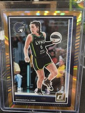 2025 Donruss WNBA Bridget Carleton #4 Orange Laser Parallel /199 Minnesota Lynx