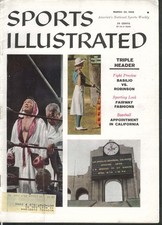 SPORTS ILLUSTRATED Carmen Basilio Sugar Ray Robinson Silky Sullivan 3/24 1958