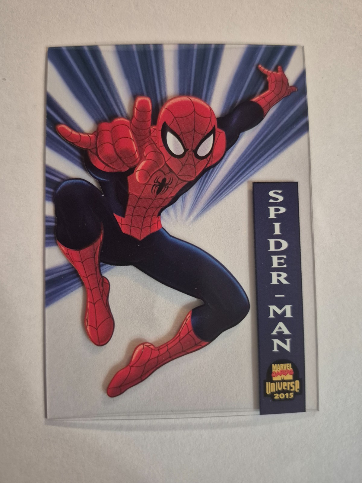 2015 FLEER MARVEL RETRO SPIDER-MAN SUSPENDED ANIMATION ACETATE INSERT #20