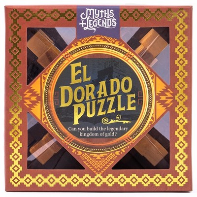 Professor Puzzle: El Dorado Puzzle - 3D Wooden Brainteaser, Myths & Legends