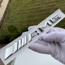 Mercedes Benz AMG Schriftzug Emblem Aufkleber Logo Heck Badge Sticker Auto Chrom