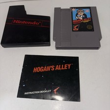 Hogan's Alley (Nintendo NES, 1985) 5-Screw w/ Manual & Sleeve Tested Works