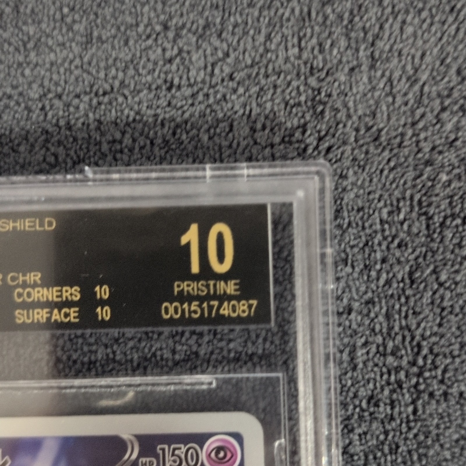 Pokemon Duscnoir 198/184 CHR Holo BGS 10 Black Label Japanese 2021 VMAX Climax view 3