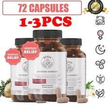 Happy Mammoth Hormone Harmony Natural Hormonal Support for Women 72 Capsules