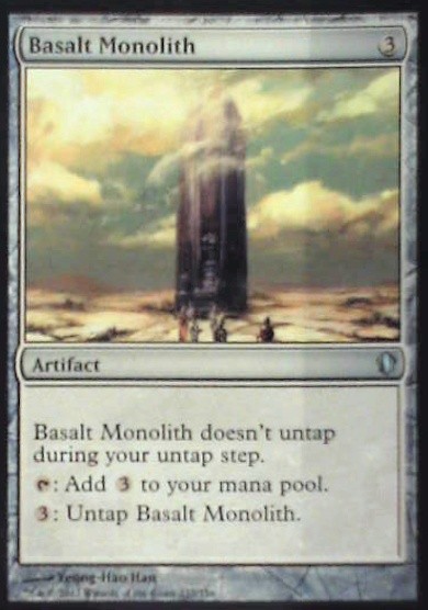 Basalt Monolith - Commander 2013: #237, Magic: The Gathering Lp C357