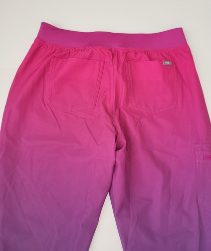 Figs Freex Lined Zamora Jogger Scrub Pants size Medium ombre sunset NWT - Picture 4 of 5