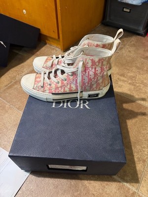 Christian Dior B23 Sneakers Men Size 12 White Red  Certified Authentic