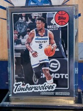 Anthony Edwards 2025-26 Topps NBA Silver Foil #80BK-90 Timberwolves