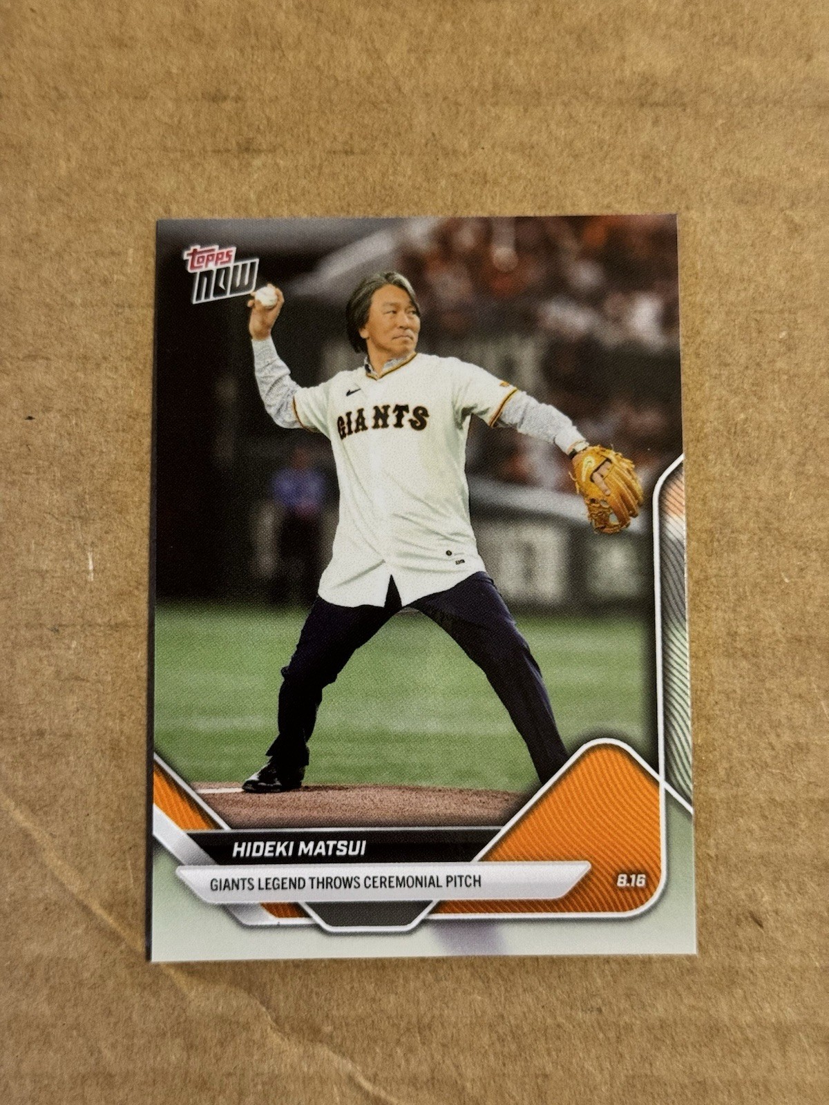 2025 Topps Now NPB Hideki Matsui Yomiuri Giants #116 