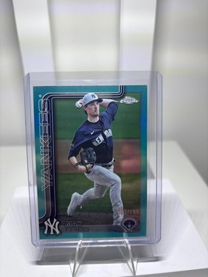 2025 Topps Chrome Max Fried Aqua Refractor 12 /199 Yankees