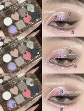 Flower Knows Chocolate Wonder-Shop Eight-Color Eyeshadow Palette NEW IN BOX