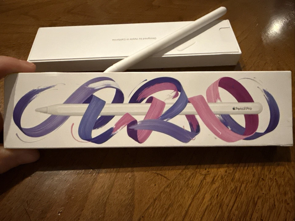 Auténtico Apple Pencil Pro MX2D3AM/A Blanco para iPad Pro M4 y iPad Air M2 Foto 2 de 4