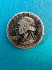 1941 Washington Siver Coin 25c Quarter - 90% Silver!