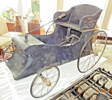 RARE Early Antique Tiller Steering Pedal Car Original 1895-1905