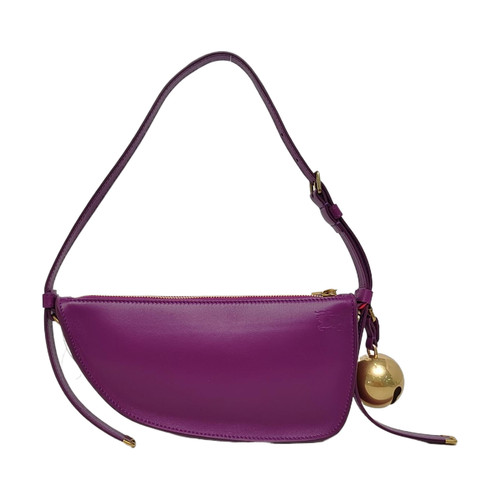BURBERRY Mini bags Leather Purple Free Shipping | Duties Paid
