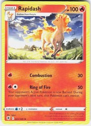 Rapidash 022/189 Astral Radiance Rare NM Pokemon Card